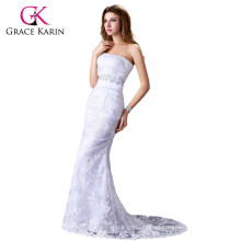 Grace Karin Elegant Design Long Mermaid Lace Bridal Wedding Gown CL2528